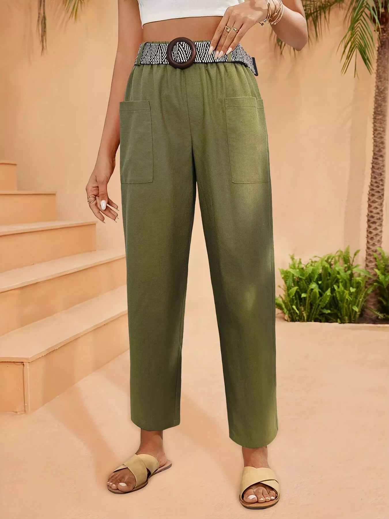 Casual Wide Leg Pants