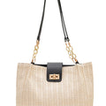 Woven Straw Shoulder Bag