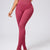 High Waist Stirrup Active Leggings Deep Rose