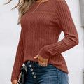 Ribbed Long Sleeve T-Shirt