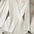 One Button Asymmetric Pleated Hem Blazer White
