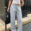 Wide Leg Drawstring Sweatpants
