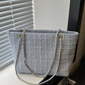 Tweed Chain Shoulder Bag