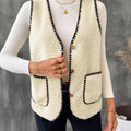 V-Neck Button Up Vest Coat