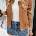 Casual Zip Up Long Sleeve Jacket