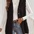 Cozy Sherpa Fleece Hooded Vest Coat Black