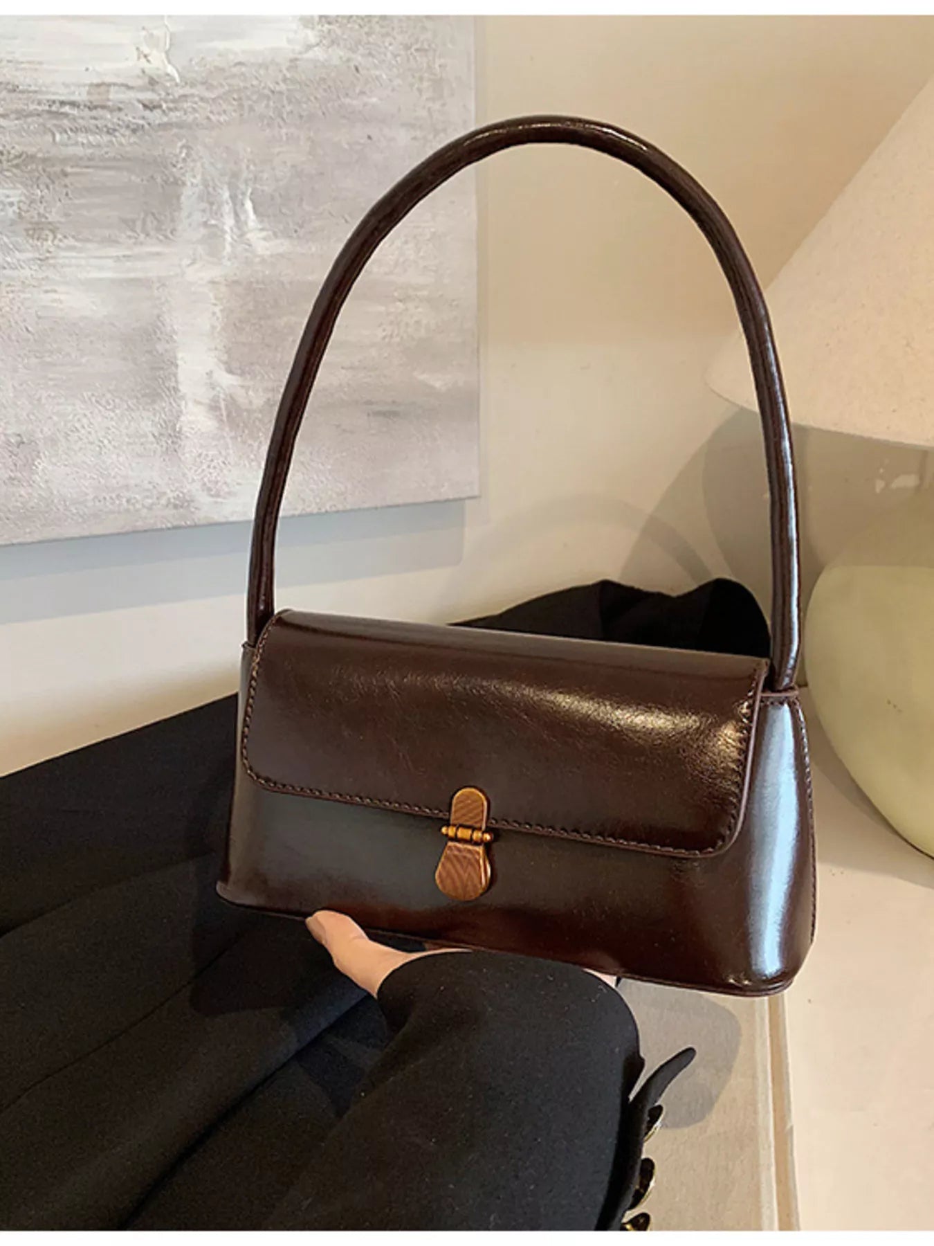 PU Leather Shoulder Bag