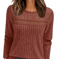 Ribbed Long Sleeve T-Shirt