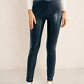Ivy Lane PU High Waist Straight Pants