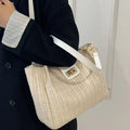 Woven Straw Shoulder Bag