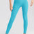 High Waist Skinny Active Pants Light Blue