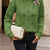 Polka Dot Long Sleeve Sweater Dark Green