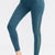 Wide Waistband Slim Fit Long Sports Pants Deep Teal