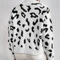Leopard Mock Neck Sweater