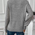 Openwork Long Sleeve Sweater