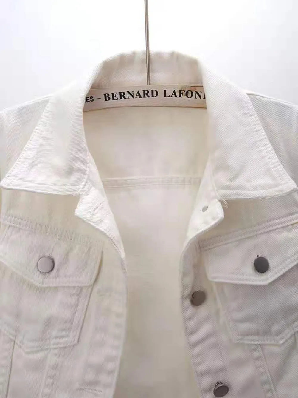 Full Size Cropped Denim Jacket Plus Size