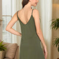 Scoop Neck Spaghetti Strap Lounge Dress