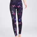 Printed Active High Waist Leggings Violet