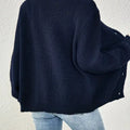Chunky Knit Button-Down Cardigan
