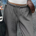 Wide Leg Drawstring Sweatpants