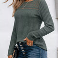 Ribbed Long Sleeve T-Shirt