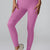 High Waist Active Leggings Pink Purple