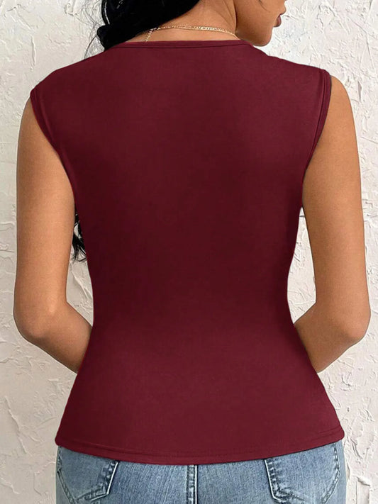 Slit Asymmetrical Tank Top