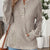 Ribbed Button Detail Long Sleeve T-Shirt Khaki