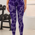 Tie-Dye High Waist Active Leggings Purple