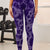 Tie-Dye High Waist Active Leggings Purple