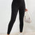 Ribbed High Waist Leggings Black