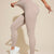 Solid High Rise Active Leggings Dust Storm