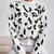 Leopard Mock Neck Sweater White