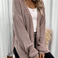Cozy Knit Open Front Cardigan