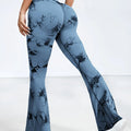 Tie-Dye High Waist Active Leggings Light Blue