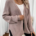 Cozy Knit Open Front Cardigan