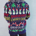 Christmas Pattern Round Neck Long Sleeve Sweater