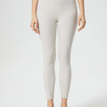 Millennia Wide Waistband Active Leggings White