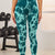 Tie-Dye High Waist Active Leggings Turquoise