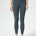 Millennia Wide Waistband Active Leggings Dark Gray