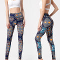 Printed High Waist Active Leggings