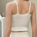 Bow Scoop Neck Cropped Cami