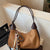 Vintage Suede Tassel Shoulder Bag Camel One Size