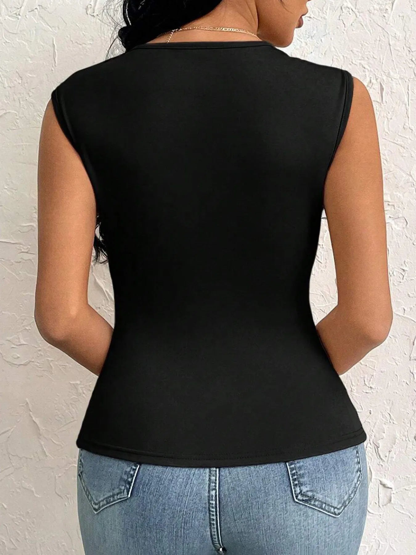 Slit Asymmetrical Tank Top