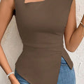 Slit Asymmetrical Tank Top