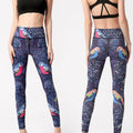Printed High Waist Active Leggings