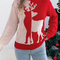 Christmas Reindeer Turtleneck Sweater