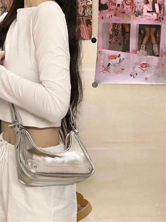 Leather Chain Strap Shoulder Bag