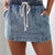 Drawstring High Waist Pocketed Denim Shorts Medium