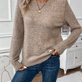 Openwork Long Sleeve Sweater
